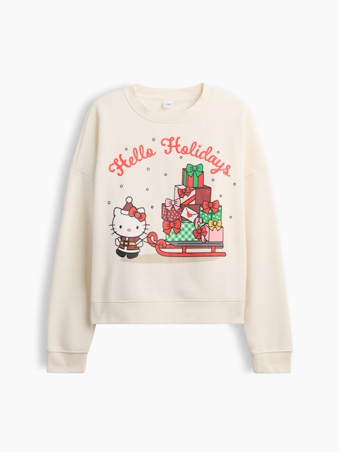 Oversized Wedge Crewneck Sweatshirt