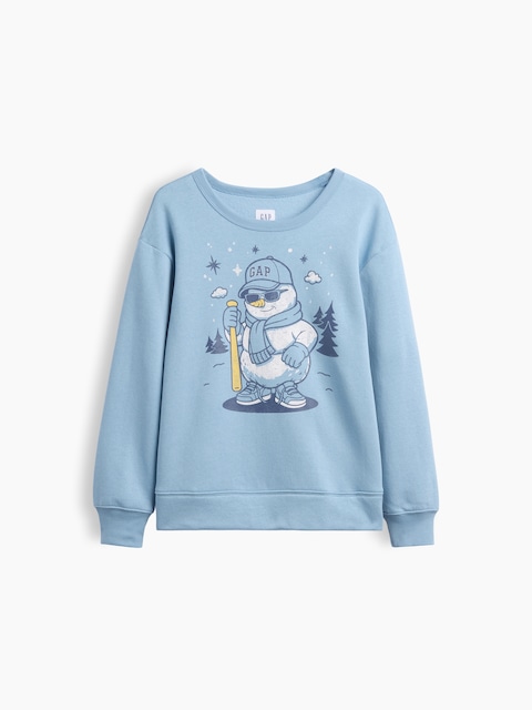 Kids Relaxed Crewneck Sweatshirt