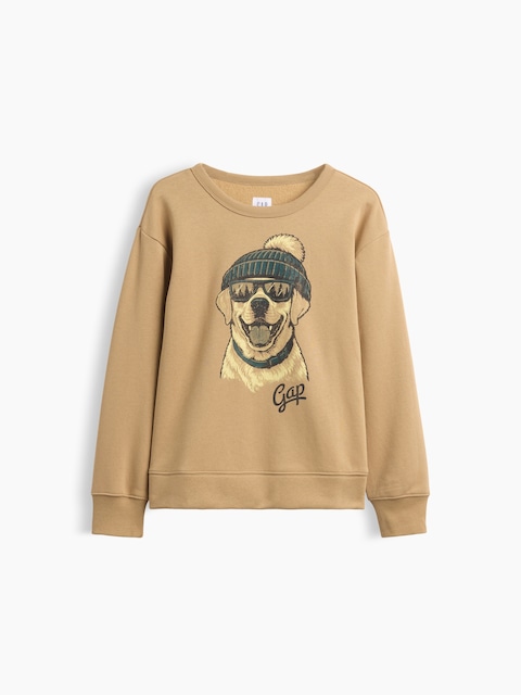 Kids Relaxed Crewneck Sweatshirt
