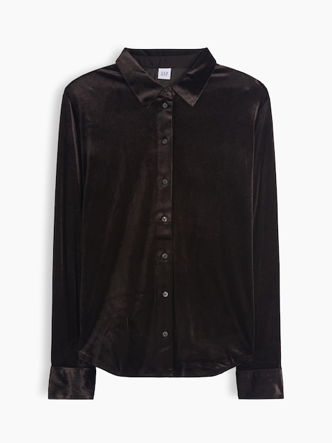Recycled Velour Easy Shirt